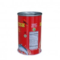 Easy Open Round Fish Tin Can For Food Canning